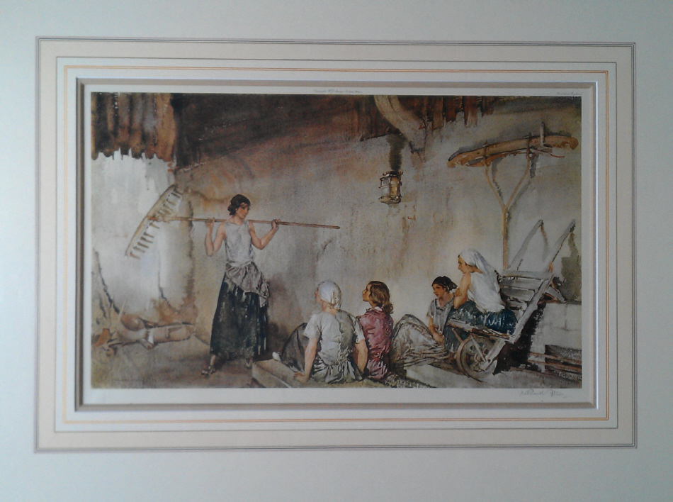 russell flint tale bearer print