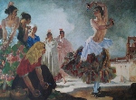 sir william russell flint Zoronga signed limited edition print