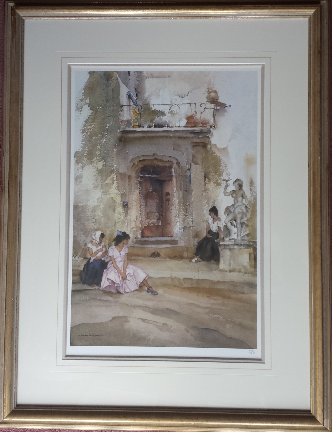 sir william russell flint ancient doorway cordes print