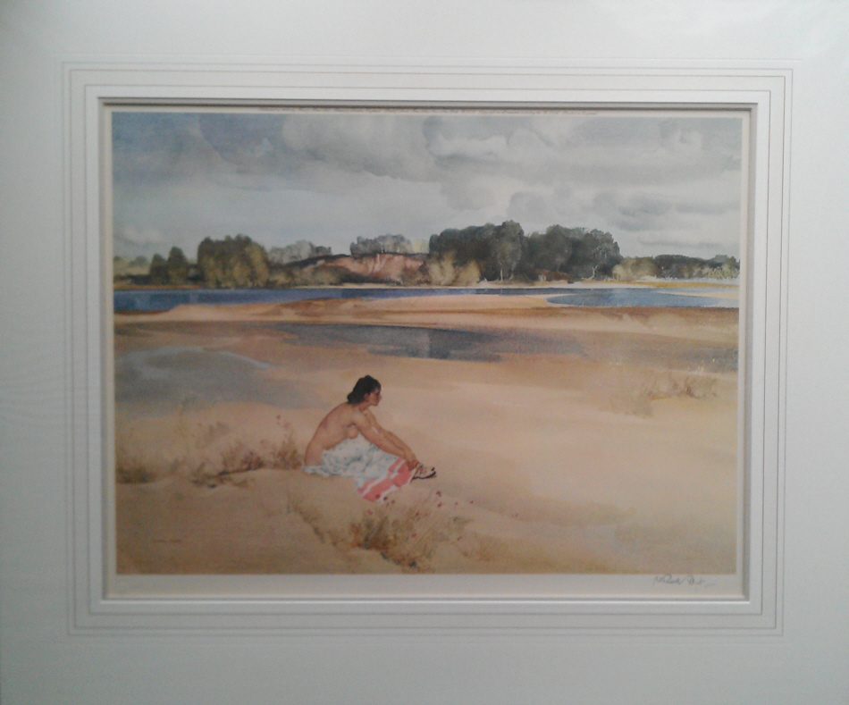 russell flint anne marie by the loire print