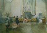 sir william russell flint argument on the ballet