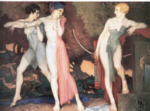 russell flint artemis and chione print