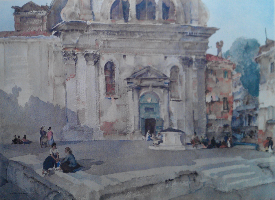 russell flint campo san trovaso print