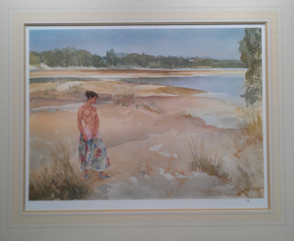 russell flint carlotta on the Loire print