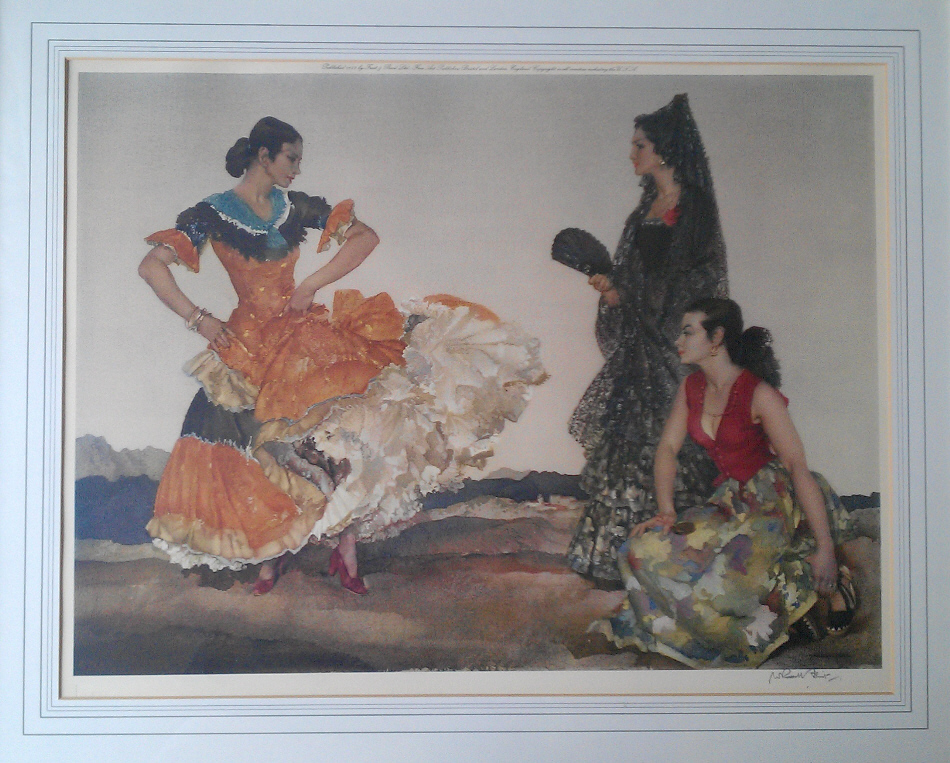 russell flint dance of a thousand flounces print