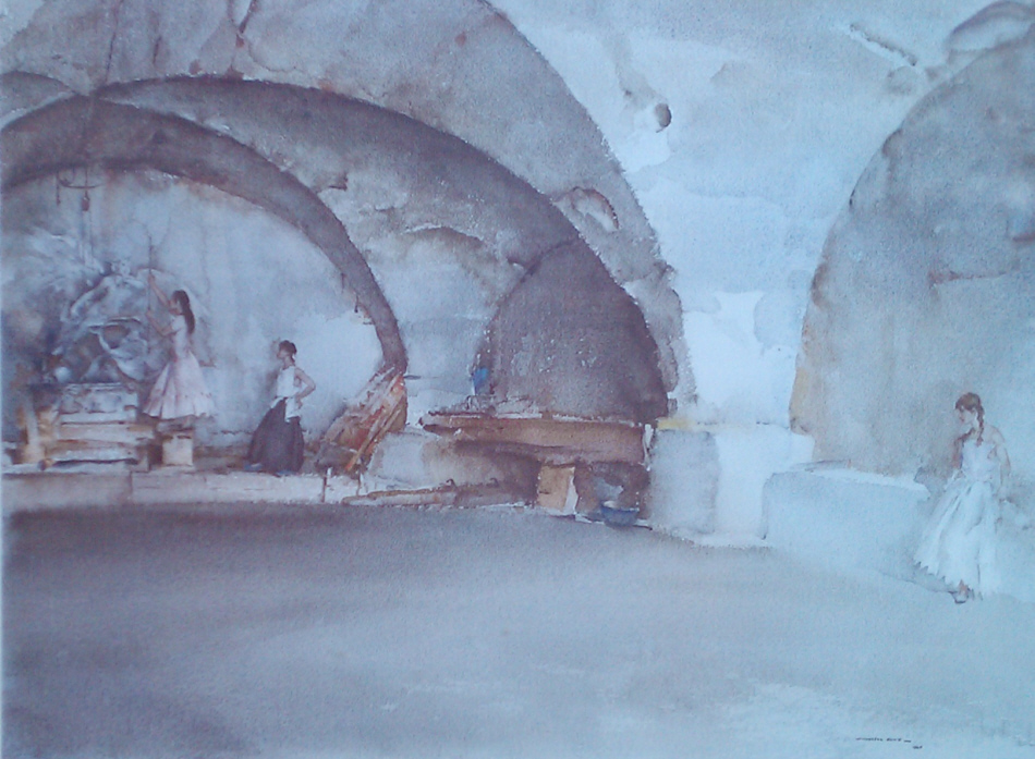 russell flint dubious bernini print