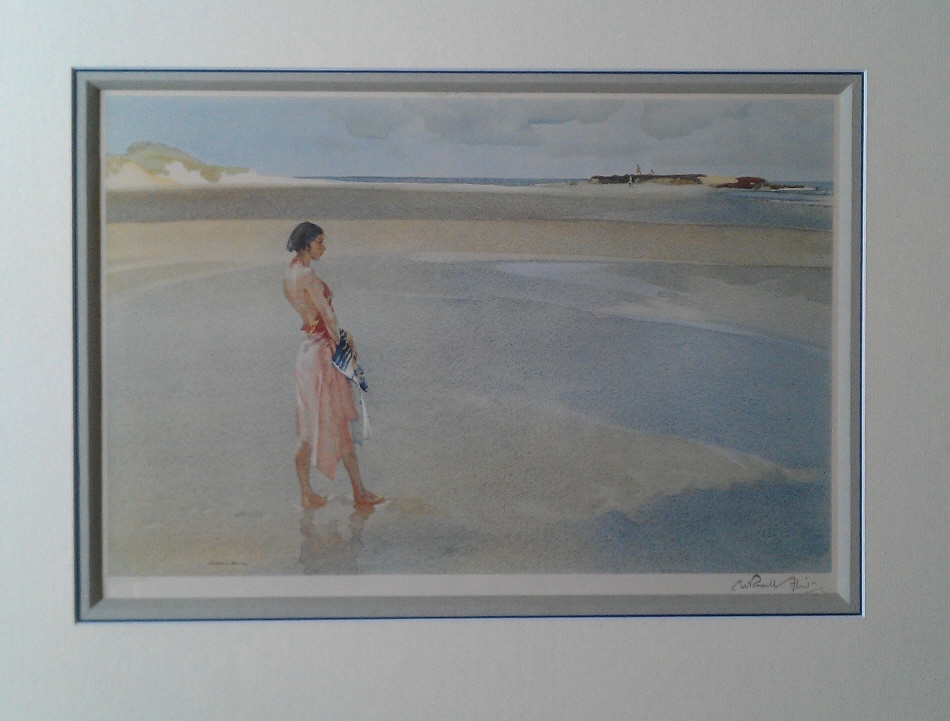 russell flint fair horizon mounted print