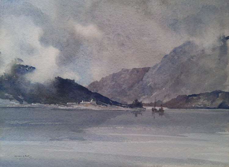 russell flint watercolour mull