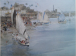 sir william russell flint holiday after Ramadan signed limited edition print