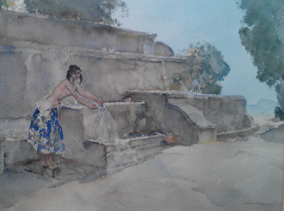 russell flint isabella of lucenay print