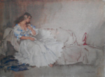 sir william russell flint the looking glasslimited edition print