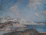 sir william russell flint Low Tide St. Malo signed limited edition print