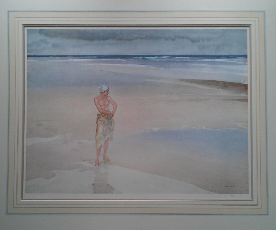 russell flint lydia on the sands print