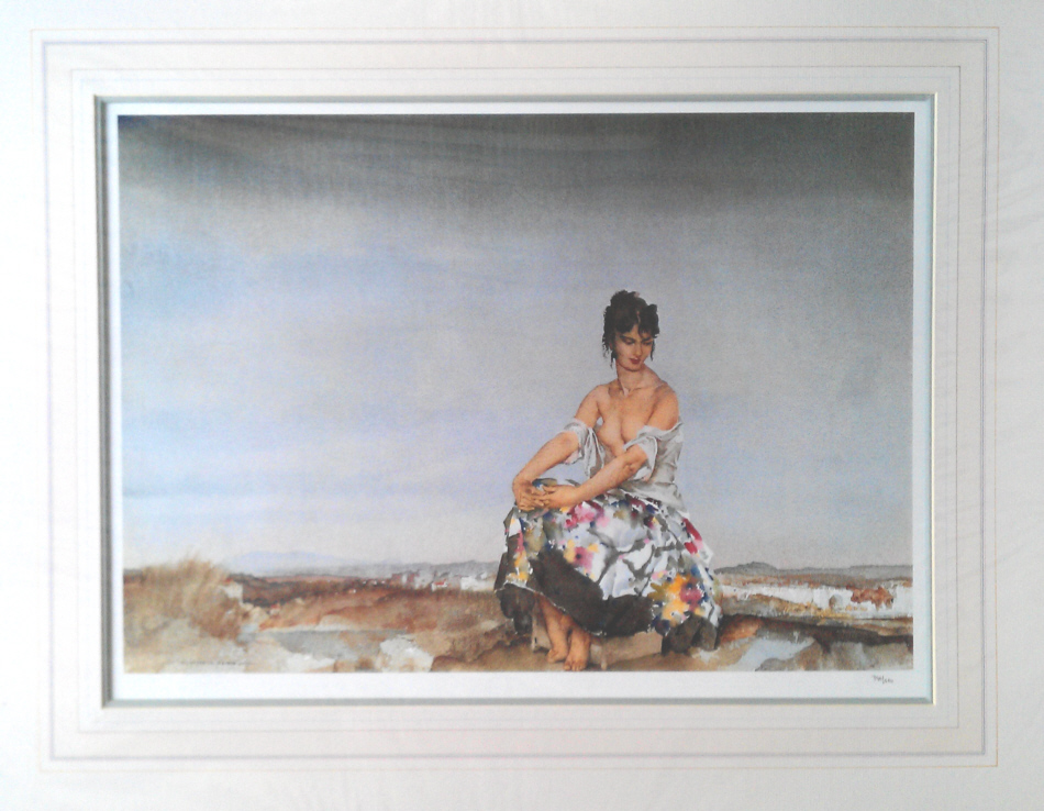 russell flint  madamoiselle sophie print