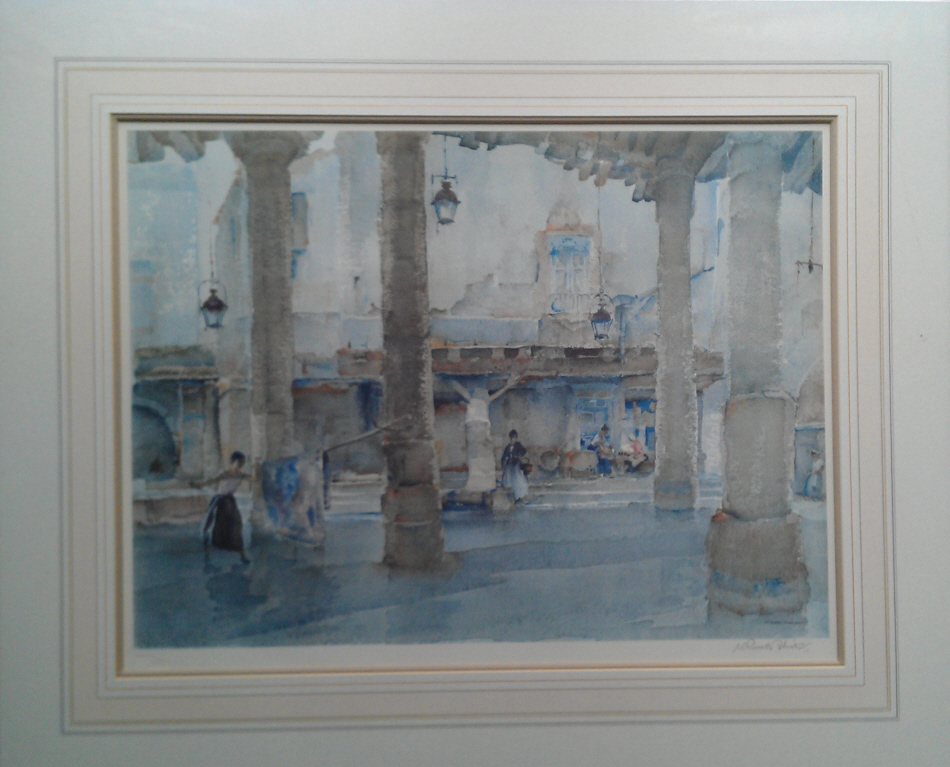 russell flint market hall cordes print