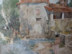 russell flint mill pool st jean du cole