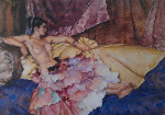 sir william russell flint Model for Elegance limited edition print