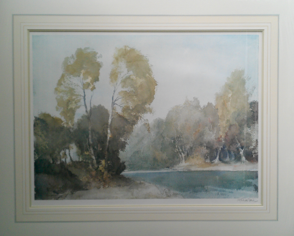 russell flint october morning on the baise print russell flint october morning on the baise print