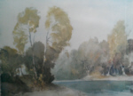 sir william russell flint October morning on the Baise signed limited edition print
