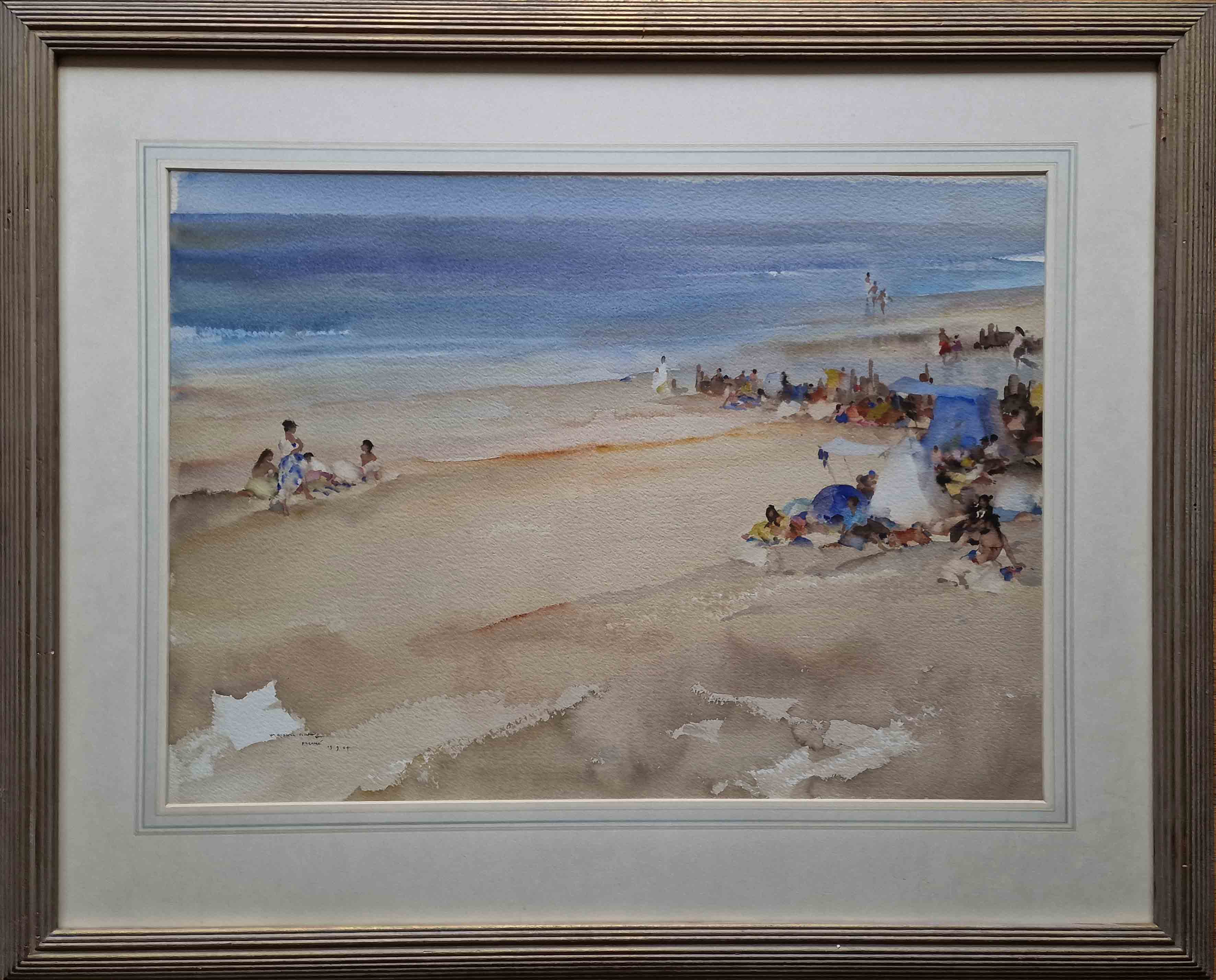 original watercolour, The blue parame, sir william russell flint