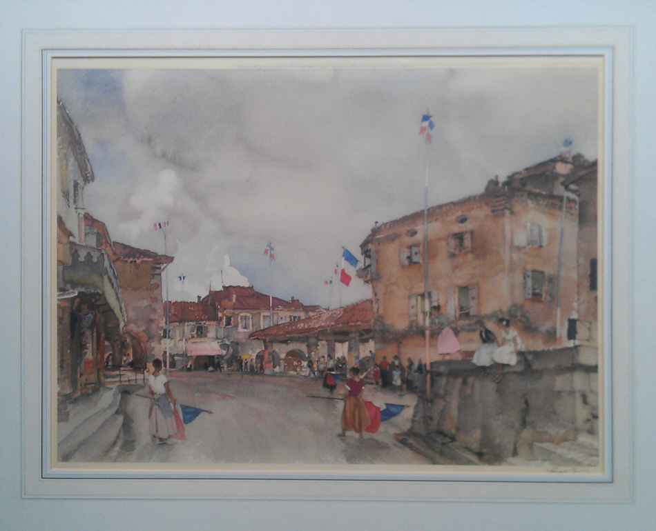 russell flint le quatorze juillet print