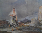 sir william russell flint Rosalba signed limited edition print